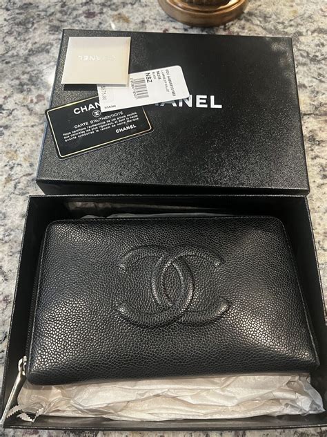 chanel zip wallet replica|real chanel wallet.